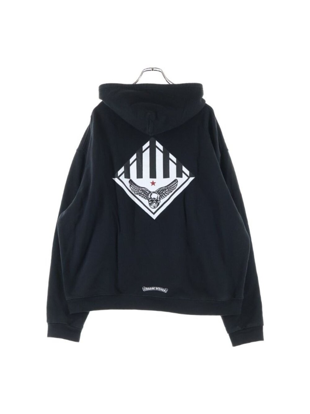 Chrome Hearts Sweatshirt Thrml HD Zip Foti Fotiback Print Thermal Zip Up Hoodie
